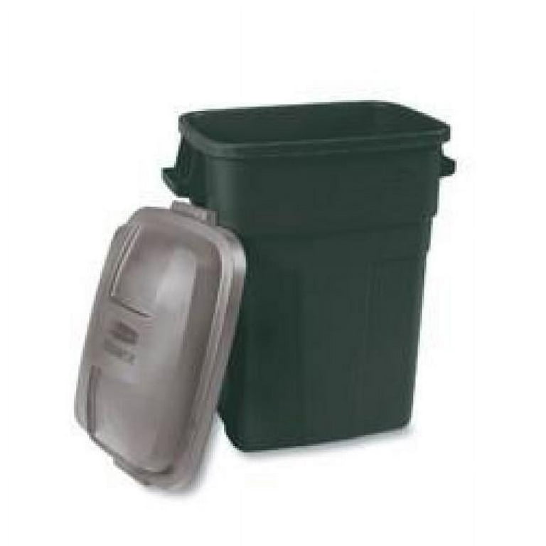 30 Gallon Rubbermaid Green Trash Can w/ Lid - (Available For Local