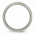 thumbnail image 2 of Titanium Enameled Flat 8mm Satin & Polished Band Size: 9; for Adults and Teens; for Women and Men, 2 of 6