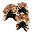 thumbnail image 2 of Balikraft Hand Made Wood Artisans 'Kura-Kura' Turtle Tortoise Family Cigarette Ashtray Keepsake Box Figurine Set of 3, 2 of 9