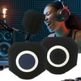 thumbnail image 3 of CIYISON Durability Mics Windscreen Sponge Cover Easy Installation For Podcast Studio Streaming Setups Eliminates Background Noise, 3 of 11