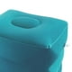 thumbnail image 2 of Reposapiés de viaje, almohada, taburete, 3 capas, cama, altura ajustable, inflable, para piernas Azul claro, 2 of 3