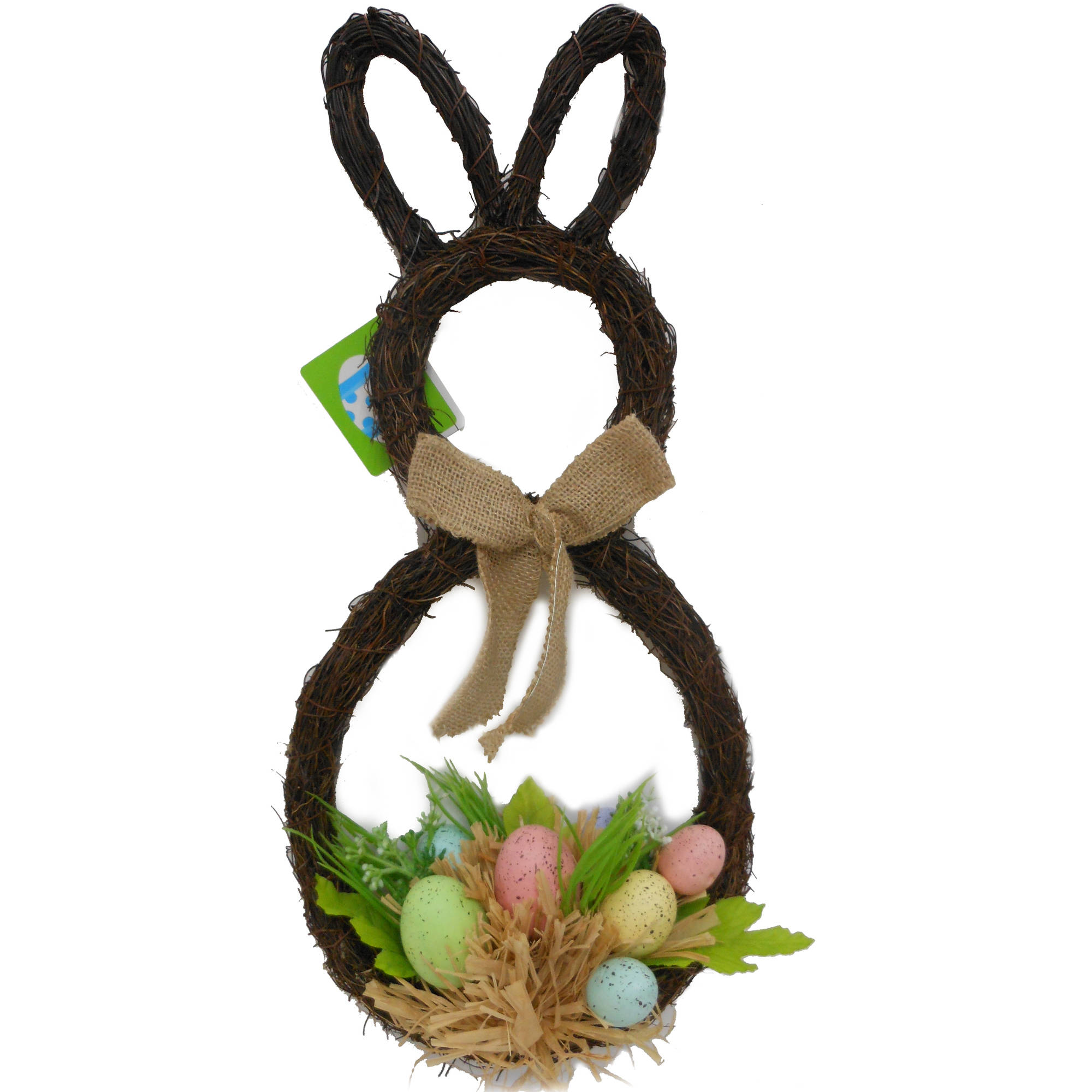 Bunny Wreath, Natural - Walmart.com