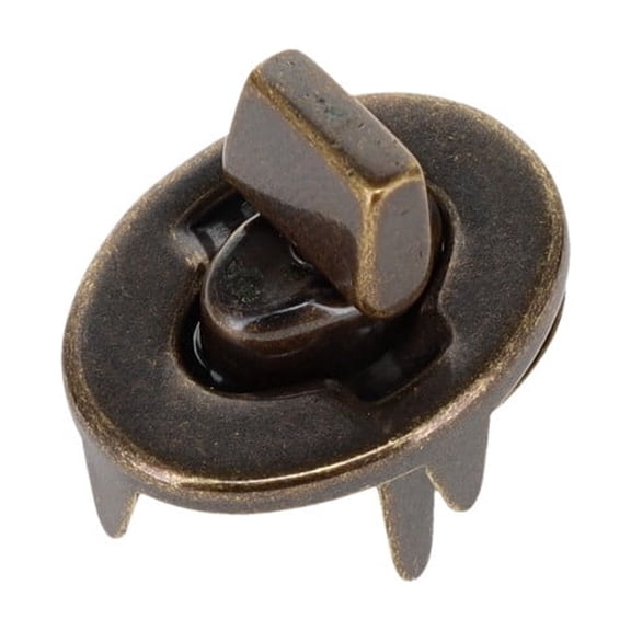 3016 Antique Brass, Turn Lock, Solid Brass-LL (four piece set)