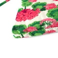 thumbnail image 2 of Jordan Manufacturing 47" x 16" Geranium Multicolor Floral Rectangular Outdoor Settee Swing Bench Cushion with Ties, 2 of 10