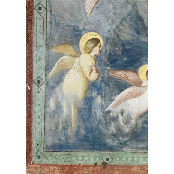 Posterazzi SAL263313 The Lamentation Detail Giotto Di Bondone C1266-1337 Italian Fresco Arena Chapel Padua Italy Print - 18 x 24 in.