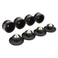 thumbnail image 1 of Picos de aislamiento de altavoces de aluminio Soporte a prueba de vibraciones Absorbedor de vibraciones para Negro 4 piezas, 1 of 9