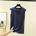 thumbnail image 2 of fatyb Tank Tops for Women Loungewear Sleeveless Comfy Shirts Crewneck Casual Womens Loose Pajama Blouses, 2 of 3