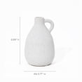 thumbnail image 6 of LuxenHome 2-Piece White Ceramic Jug Round Vase Set, 6 of 7