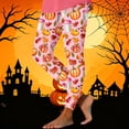 thumbnail image 2 of Stamzod High Waisted Leggings for Women Cute Pumpkin Printed Stretchy Yoga Pants 2026 Fashion Womans Halloween Leggings, 2 of 5