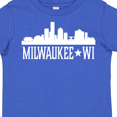 thumbnail image 4 of Inktastic Milwaukee Wisconsin Skyline Wi Cities Boys or Girls Toddler T-Shirt, 4 of 5