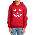 thumbnail image 2 of SNPOSN Garçons Halloween Imprimé Graphique Chandail à Capuche Veste Douce Confortable Décontracté Ensemble Chandail en Molleton Enfants 9-10 Ans Rouge, 2 of 4