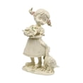 thumbnail image 1 of Estatua infantil de resina para niños, figura decorativa para cumpleaños, coleccionable, para mesa. Chica, 1 of 9