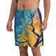 thumbnail image 2 of Balery Abstract Night Sky Tree Traje de Baño Estilo Hawaiano para Hombre, Shorts de Secado Rápido con Bolsillos-Medium, 2 of 6