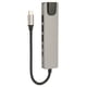 thumbnail image 1 of Hub tipo C a HDTV 6 en 1 Interfaz multimedia 4K HD Alimentación de 87 W Ethernet Puerto USB C Hub USB C Ethernet, 1 of 12