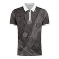 thumbnail image 5 of Camisetas de Manga Larga para Hombres Casual Impreso Girar Abajo Cuello Cremallera Camiseta, Ligera Blusa de Algodón de Imitación para el Hogar, Diario Y Cuatro Estaciones de Uso, 5 of 5
