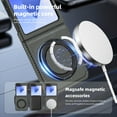 thumbnail image 5 of ELEHOLD Case for Samsung Galaxy Z Flip 7, Shockproof Magnetic Phone Case with 360° Ring Kickstand,Gray, 5 of 7