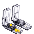 thumbnail image 1 of HLONK 2Pcs Pill Cutter Easy Pill Cutter Splitter for Small and Tiny Pills Pill Splitter with Sharp Stainless Steel Blade Black, 1 of 5
