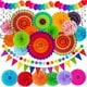 thumbnail image 1 of Decoración de fiesta de cumpleaños con abanicos de papel Guirnalda Guirnalda Triángulos Guirnalda para suministros de fiesta de cumpleaños Decoración de cumpleaños JAMW Sencillez, 1 of 5