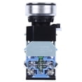 thumbnail image 2 of Interruptor de botón industrial, diámetro de instalación de 30 mm Interruptor de botón de plástico azul Interruptor de botón Materiales ecológicos Jadeshay A, 2 of 8