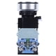 thumbnail image 1 of Interruptor de botón industrial, diámetro de instalación de 30 mm Interruptor de botón azul Interruptor de botón de plástico Artesanía superior, 1 of 8