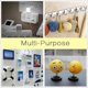 thumbnail image 3 of Double Sided Foam Pads, 50 Pcs Double Adhesive Foam Pads Strong Mounting Tape, Square and Round, White & Black, 3 of 5