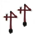 thumbnail image 1 of Chevy II 1962-1965 Airplane 3 Point Burgandy Retractable Bucket Seat Belt Kit - 2 Belts, 1 of 1