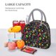 thumbnail image 5 of Balery Colorful Geometric Figures Bolsa de Almuerzo para Mujeres, Caja de Almuerzo, Bolsa de Almuerzo Pequeña Impermeable, Tote de Almuerzo Reutilizable con Gran Capacidad, 5 of 6