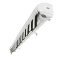 thumbnail image 3 of Awntech 10 Ft Key West Left Motorized Heavy Duty Patio Retractable Awning with Cassette (120in x 9.38in x 96in), Black/White Stripe, 3 of 7