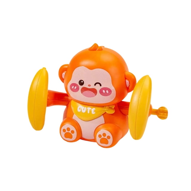 Jouet Animal à Pile Interactif Singe à Remonter Flip Adapté aux Enfants Garçons Filles Excellent Cadeau de Fête d'Anniversaire Vacances