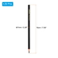 thumbnail image 2 of Uxcell Black Colored Pencils Set, 20 Pcs Oil Color Pencils Wooden Coloring Drawing Pencil for Artists Art Painting, 2 of 7