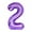 2, variant on 32/42 Inch Number Balloons Mylar Foil Number 0-9 Balloons Set for Party Decoration Custom Digital Balloons,10 Pieces Party Supplies (purple)