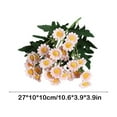 thumbnail image 3 of Yonrjhukm Artificial Silk Chamomile Daisy Wedding Flowers, Realistic Faux Floral Decoration for Home, Photography, and Events, Long-lasting, Allergy-friendly Polyester Fiber Blooms, 3 of 6