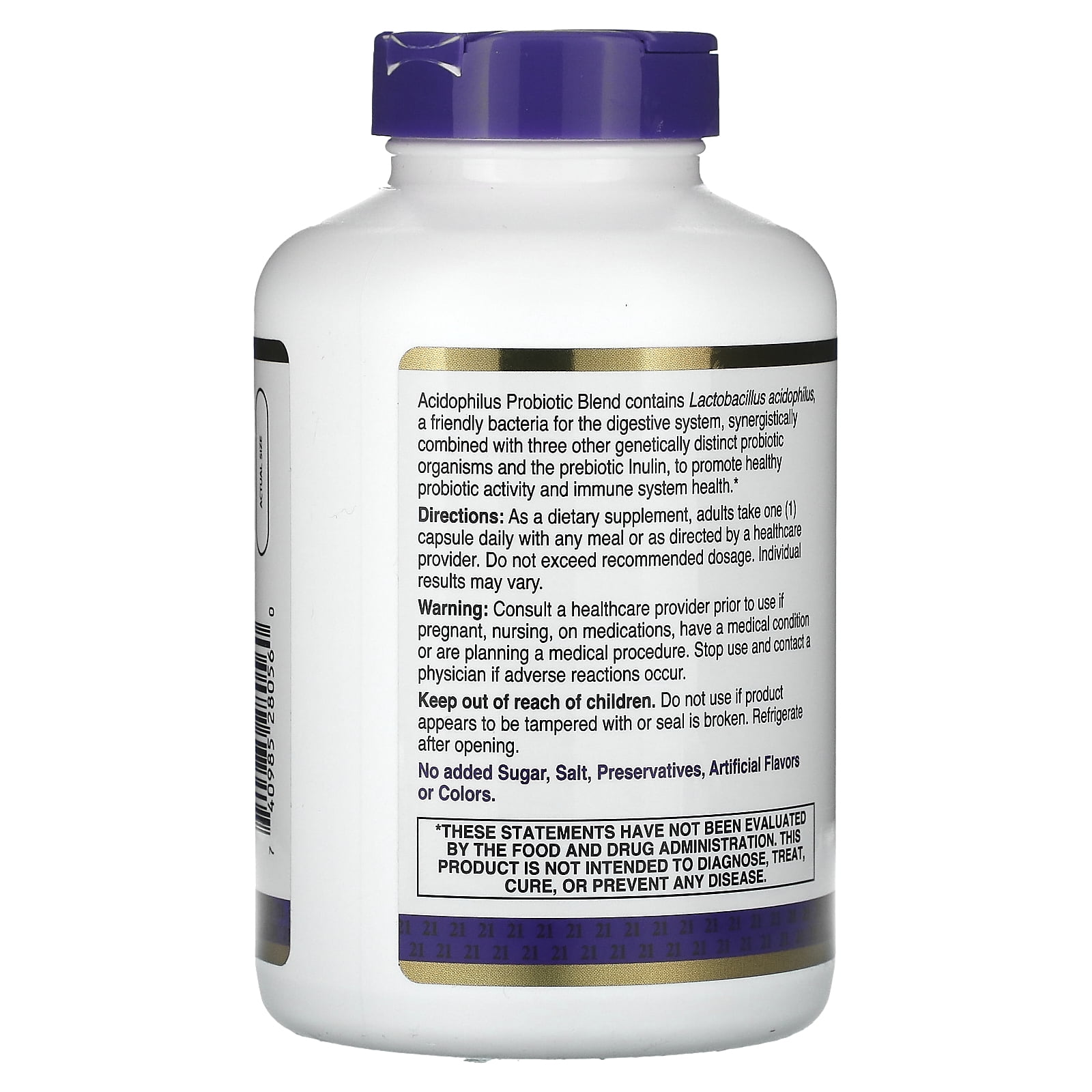 21st Century Acidophilus Probiotic Blend, 300 Capsules