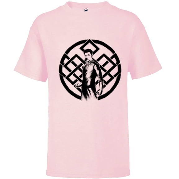 Marvel Shang-Chi and the Legend of the Ten Rings Ether Brush - Short Sleeve T-Shirt for Kids – Customized-Soft Pink