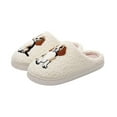 thumbnail image 2 of Winter House Slippers Women Slip on Fuzzy Casual Winter Soft Slide House Slippers Outdoor Indoor Cute Pet Flat Warm Sandals, 2 of 9