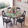 thumbnail image 2 of 2pcs Impermeable Cubierta de  Mantel de Cocina Patrón Floral Reutilizable de 1,2 M Sunnimix Mantel redondo impermeable, 2 of 5