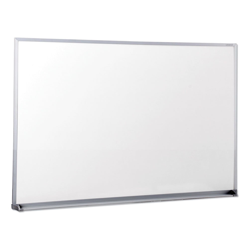 36 in. x 24 in. Satin Finished Aluminum Frame Melamine Dry Erase Board
