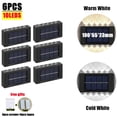 thumbnail image 1 of Luces solares de pared para exteriores, iluminación luminosa impermeable hacia arriba y hacia abajo, 10LED, decoración de jardín, balcón y patio, 1 of 4