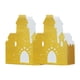 thumbnail image 1 of Caja de dulces Macarena 10 uds forma de castillo dorado para fiesta de boda, 1 of 8