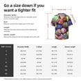 thumbnail image 7 of KLL Easter Eggs1 Print Men's Shirt Short Sleeve Button Down Summer Cuba Beach Shirts- Medium, 7 of 7