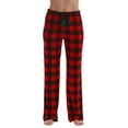 thumbnail image 4 of #FollowMe Womens Button-Down Pajama Pant Set with Notch Collar  Elegant & Comfortable Sleepwear (Red Buffalo Plaid Rayon Spandex, Large), 4 of 4