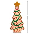 thumbnail image 3 of Lypsnake Blow Mold Gingerbread Christmas Tree Figurine, Cookie Style Resin Tree Decor with Star Top, Holiday Tabletop Ornament for Tabletop Shelf Decor, 3 of 7
