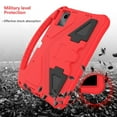 thumbnail image 3 of DWaybox Kids-Proof Case for Lenovo Idea Tab 11.0 inch 2025 Model - Lightweight EVA Shockproof Cover with Handle Stand & Anti-Drop Protective Shell -Red, 3 of 4