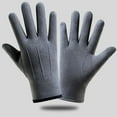 thumbnail image 2 of CAIXIA Warm Gloves For Women Winter Thermal Lined Touchscreen Mittens for Cycling Driving and Outdoor Activities Windproof Cold Weather Gloves,Dark Gray, 2 of 7