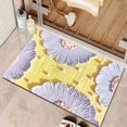 thumbnail image 1 of Style Gypsum Pattern Flower Entrance Mat Fresh Bathroom Entrance Absorbent Mat, 1 of 4