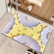 thumbnail image 1 of Style Gypsum Pattern Flower Entrance Mat Fresh Bathroom Entrance Absorbent Mat, 1 of 4