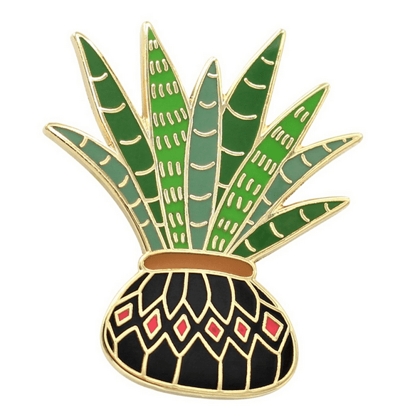 Aloe Vera Plant Enamel Pins By Real Sic - Pins For Your Life