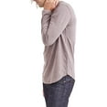 thumbnail image 2 of GOODLIFE Men's Espresso Pigment Dyed Long Sleeve Shirt, Brown, XX-Large, 2 of 2