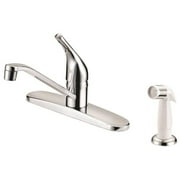 Boston Harbor 1737824 8 in. Kitchen Faucet, Lever Chrome- Single Handle