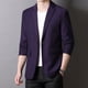 thumbnail image 3 of Traje de otoño para hombre, talla grande, traje de un botón, para hombre gordo, de negocios, informal, para soltero, estilo occidental, para hombre gordo, chaqueta extragrande de mediana edad, 3 of 6
